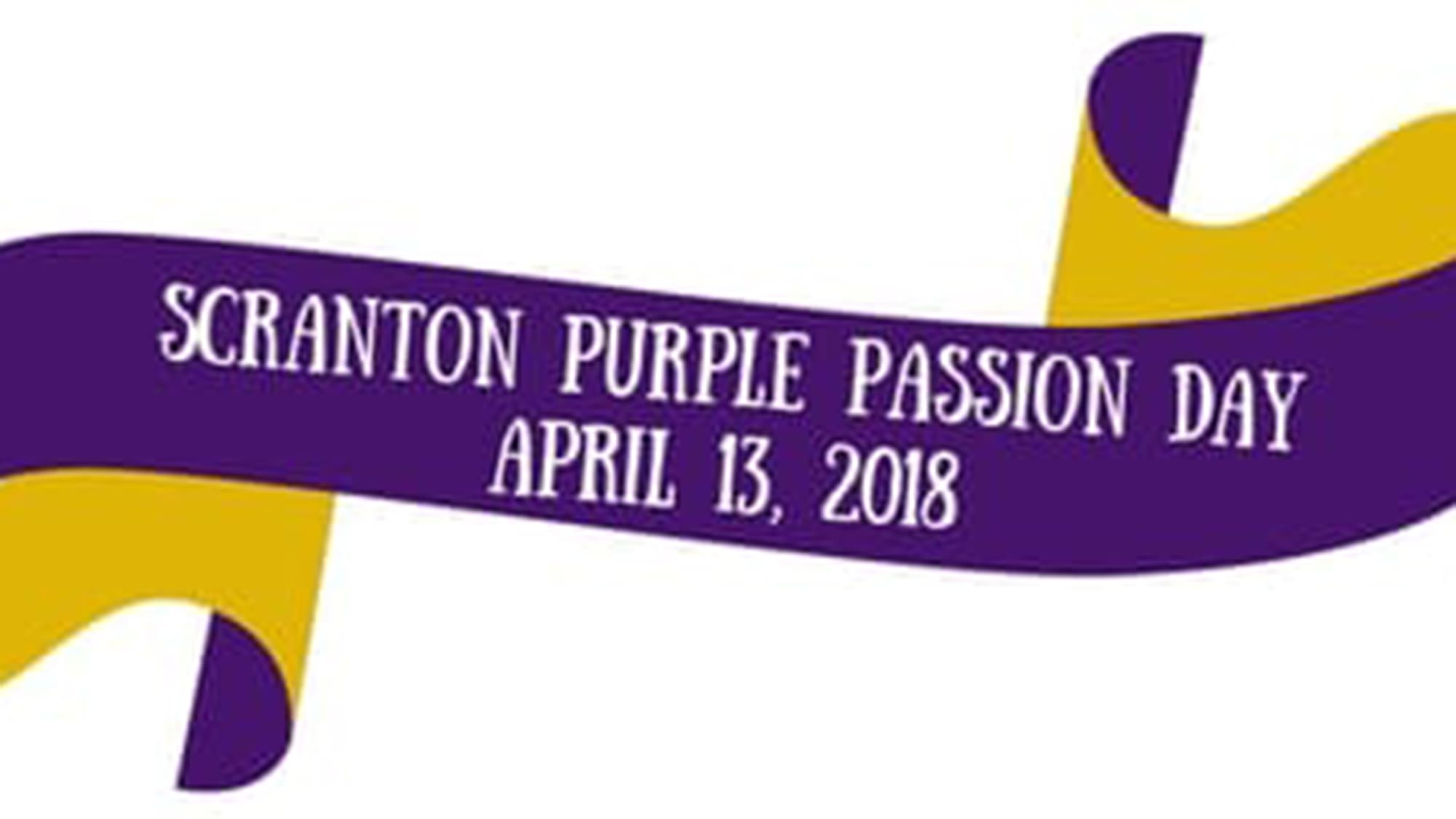 University To Hold Scranton Purple Passion Day April 13
